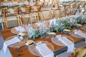 Hambroneta Organizacion Catering Boda Iñigo Jon mesas organizadas