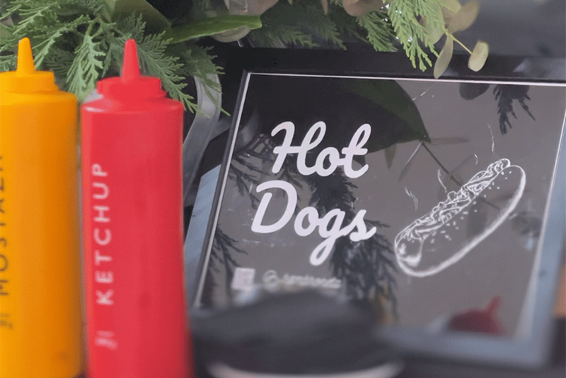menu hot dog hambroneta food truck